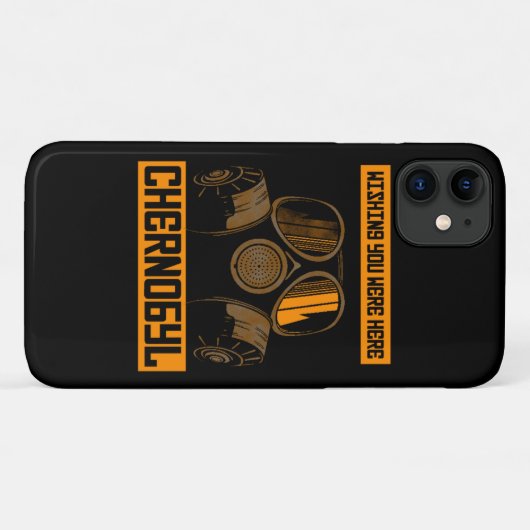 CHERNOBYL-WISHING YOU WERE HERE Essential Case-Mate iPhoneケース (裏面(横))