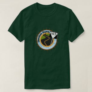 Cherohala Skywayのオートバイの乗車 Tシャツ