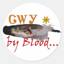 Cherokee by Blood ラウンドシール