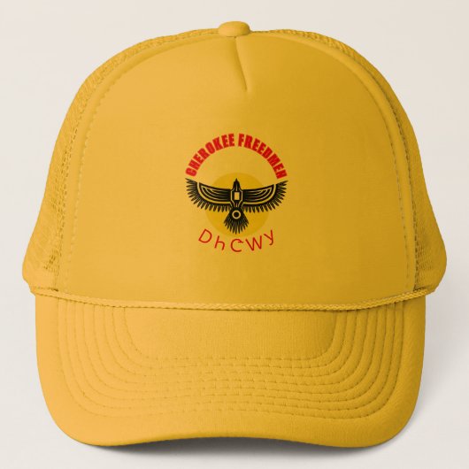 Cherokee Descendants of Freedmen Trucker Hat キャップ (正面)