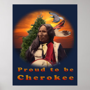 Cherokee Indian products ポスター