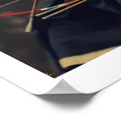 Cherokee Man with Bowのヴィンテージ写真 ポスター (角)