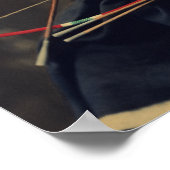 Cherokee Man with Bowのヴィンテージ写真 ポスター (角)