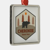 Cherokee National Forest Tennessee Bear メタルオーナメント (右)