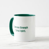 Cherokee Typography Spirit Mug マグカップ (正面左)