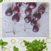 Cherries キッチンタオル (折り畳み)