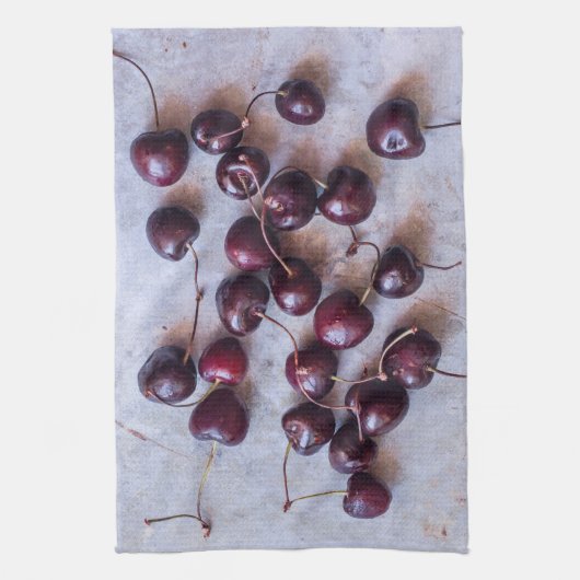 Cherries キッチンタオル (縦)