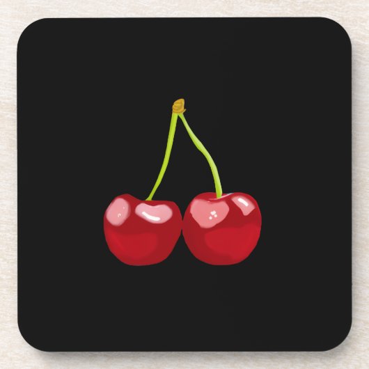cherries コースター (正面)