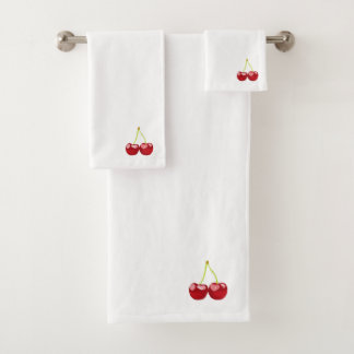 cherries バスタオルセット