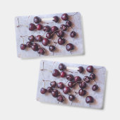 Cherries バッジ (正面＆裏面)