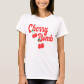 Cherries Bomb- Red Cherry Bomb Tシャツ (正面)
