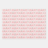 Cherries Bows ラッピングペーパーシート (正面)