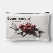 Cherries Gusto Poetry アクセサリーポーチ (正面)