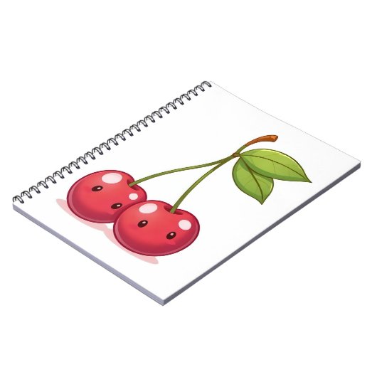 Cherries notebook  ノートブック (左側)