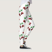 Cherries on White Leggings レギンス (右)