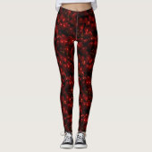 Cherries Pattern Leggings レギンス (正面)