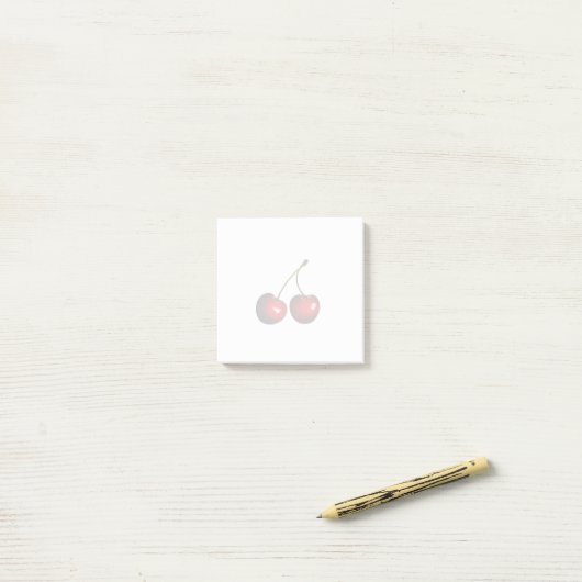 Cherries Post-it® Notes ポストイット (デスク上)