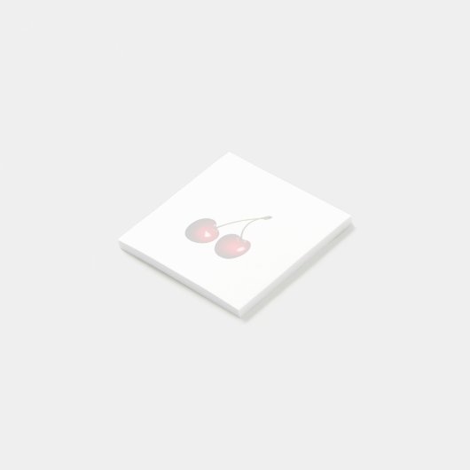 Cherries Post-it® Notes ポストイット (アングル)