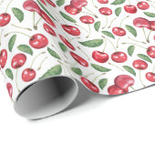Cherries Wrapping Paper ラッピングペーパー (ロールコーナー)