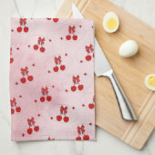 Cherry キッチンタオル (四つ折り)