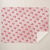 Cherry シェルパブランケット (正面(横))