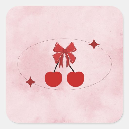 Cherry スクエアシール (正面)