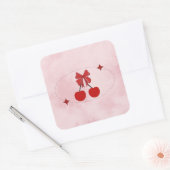 Cherry スクエアシール (封筒)