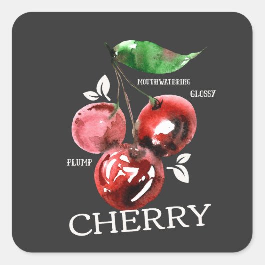 Cherry スクエアシール (正面)