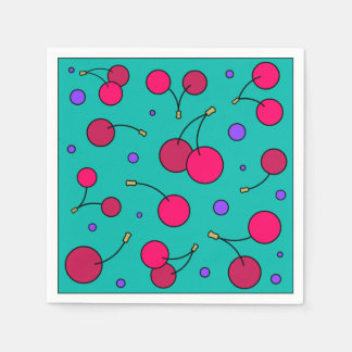 Cherry スタンダードカクテルナプキン