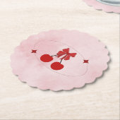 Cherry ペーパーコースター (アングル)