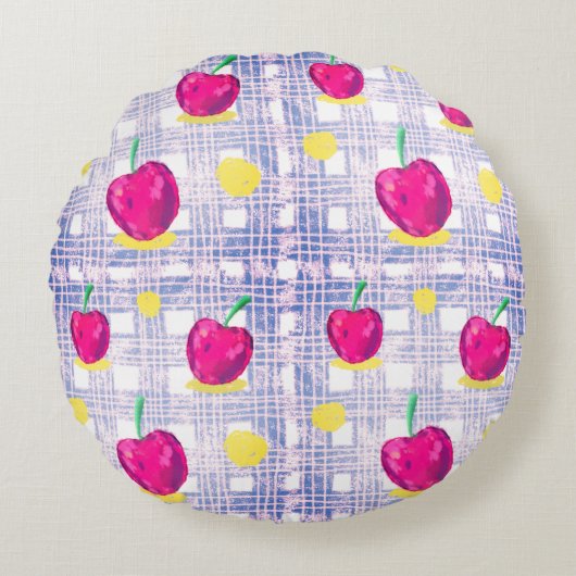 Cherry ラウンドクッション (正面)