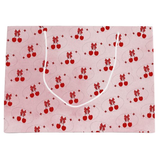 Cherry ラージペーパーバッグ (正面)