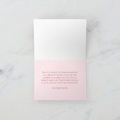 Cherry Baby Shower Folded Thank You Card サンキューカード (内部)