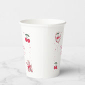 Cherry Balloon Dog Birthday Party Paper Cups 紙コップ (右)