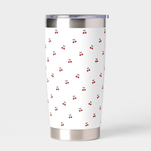 Cherry Bliss Stainless Steel Travel Tumbler 保温保冷タンブラー (左面)