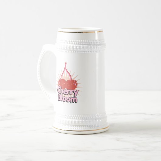 Cherry Bloom ビールジョッキ (正面左)