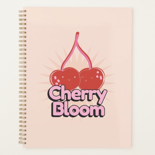 Cherry Bloom プランナー手帳 (正面)
