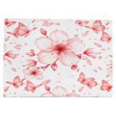 Cherry Bloom Elegance ラージペーパーバッグ (裏面)