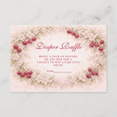 Cherry Bloom Floral Diapper Raffle エンクロージャーカード (正面)