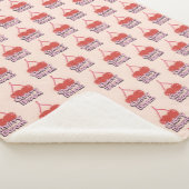 Cherry Bloom Sherpa Blanket シェルパブランケット (3/4)