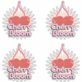 Cherry Bloom Sticker シール (正面)