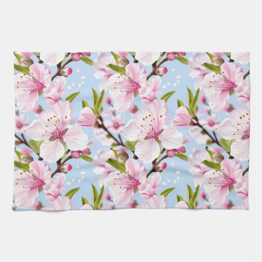    Cherry Blossom キッチンタオル (横)