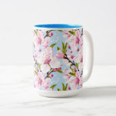    Cherry Blossom ツートーンマグカップ (正面右)