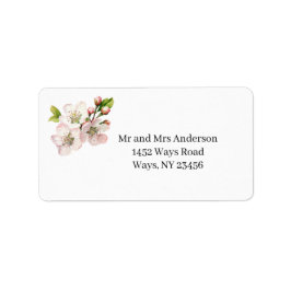 Cherry Blossom Address Label ラベル