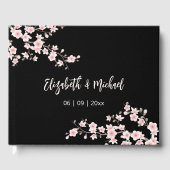 Cherry Blossom Apricot  Floral | Wedding ゲストブック (正面)