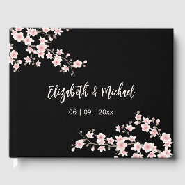 Cherry Blossom Apricot  Floral | Wedding ゲストブック