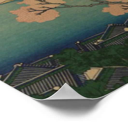 Cherry Blossom at Shinagawa ポスター (角)