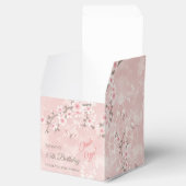 Cherry Blossom Blush Pink Birthday  Favor Box フェイバーボックス (オープン)