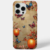 Cherry Blossom Butterfly Lantern Case-Mate iPhoneケース (裏面)