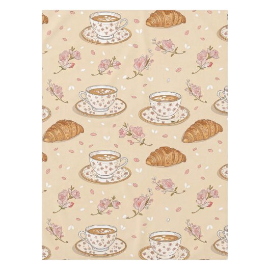 Cherry Blossom Coffee Cozy Pattern (2) テーブルクロス (正面)